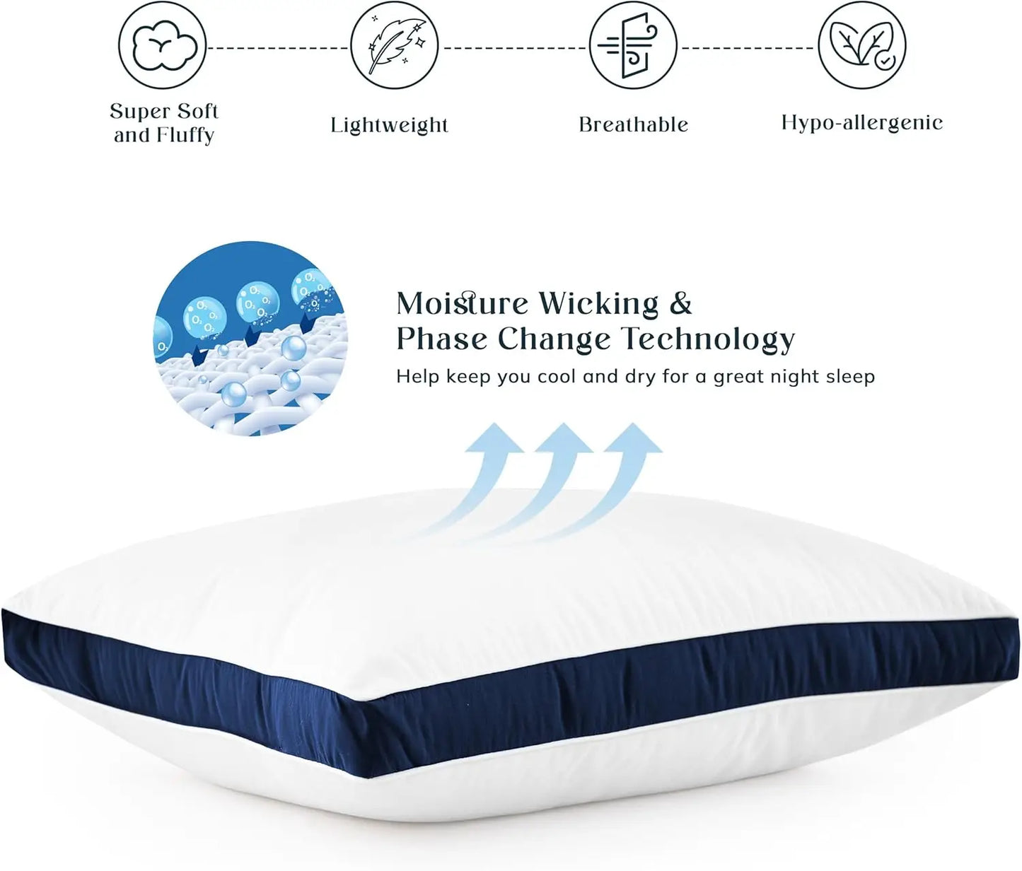 Premium Bed Pillows (Set of 2)