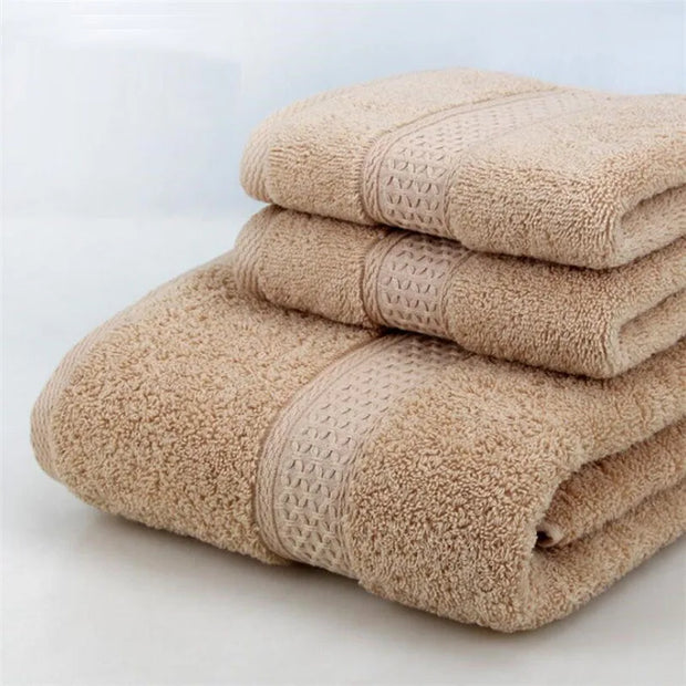 Combed Cotton Towel Set - 17 Colors