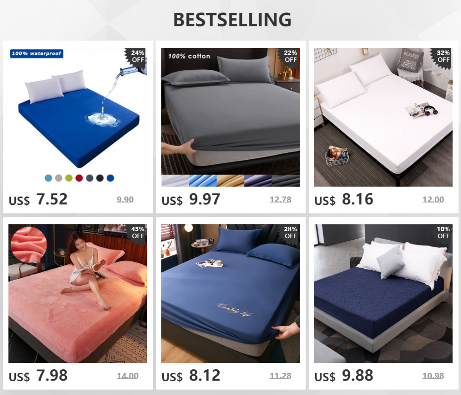 6-Sided Waterproof Zippered Mattress Protector