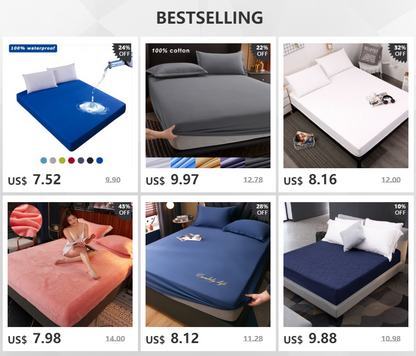 6-Sided Waterproof Zippered Mattress Protector