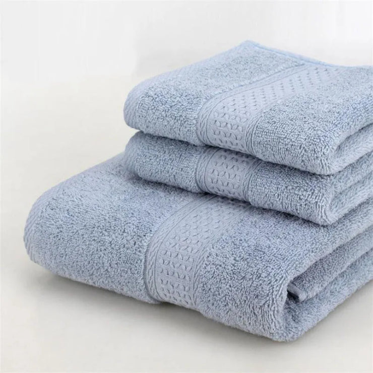 Combed Cotton Towel Set - 17 Colors