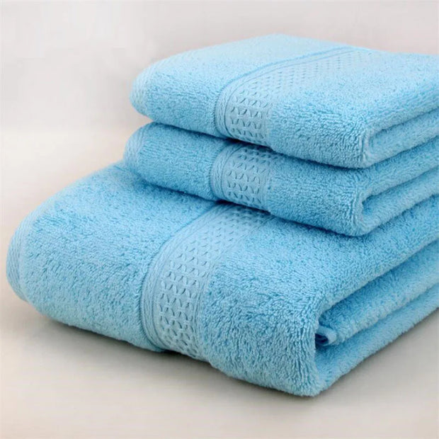Combed Cotton Towel Set - 17 Colors