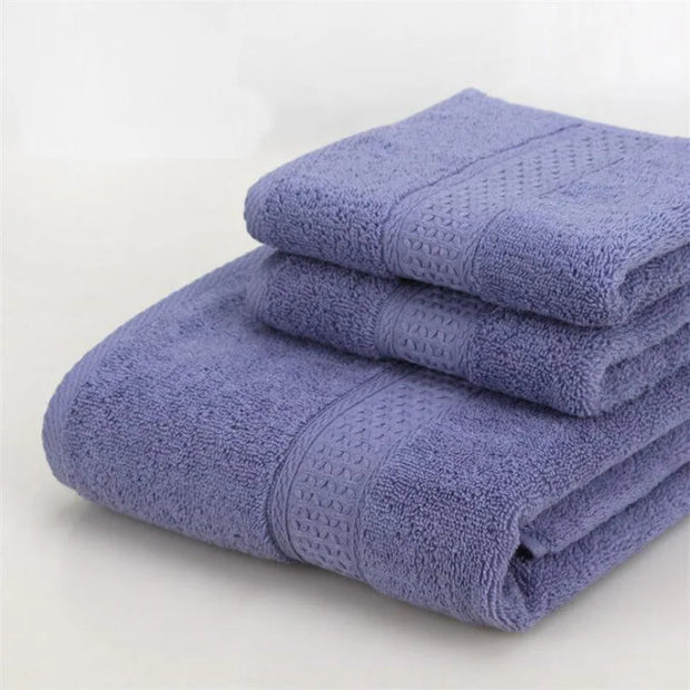 Combed Cotton Towel Set - 17 Colors