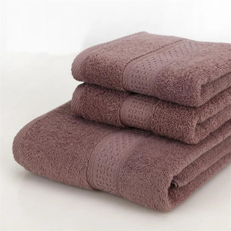 Combed Cotton Towel Set - 17 Colors