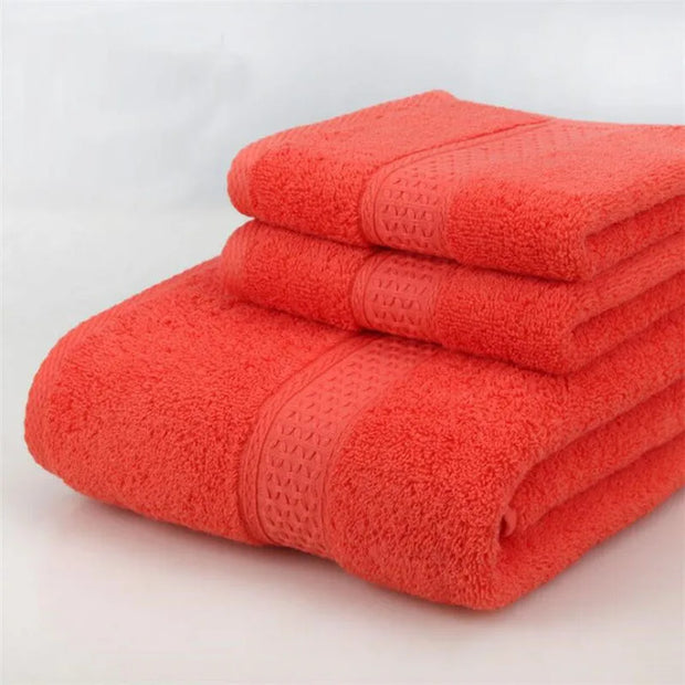 Combed Cotton Towel Set - 17 Colors
