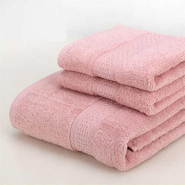 Combed Cotton Towel Set - 17 Colors