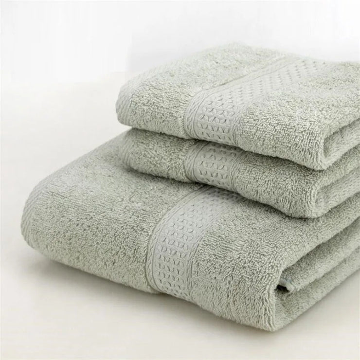 Combed Cotton Towel Set - 17 Colors