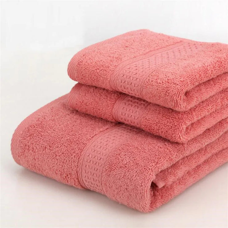 Combed Cotton Towel Set - 17 Colors