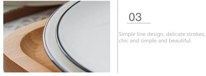 Black-Rim Ceramic Tableware