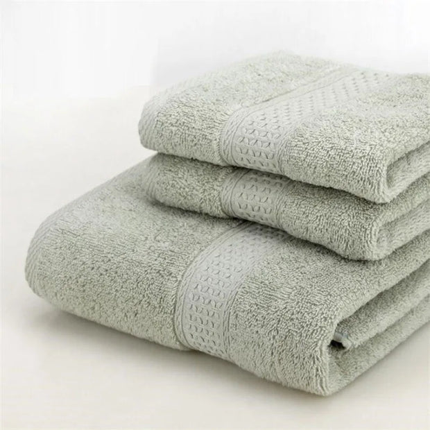 Combed Cotton Towel Set - 17 Colors