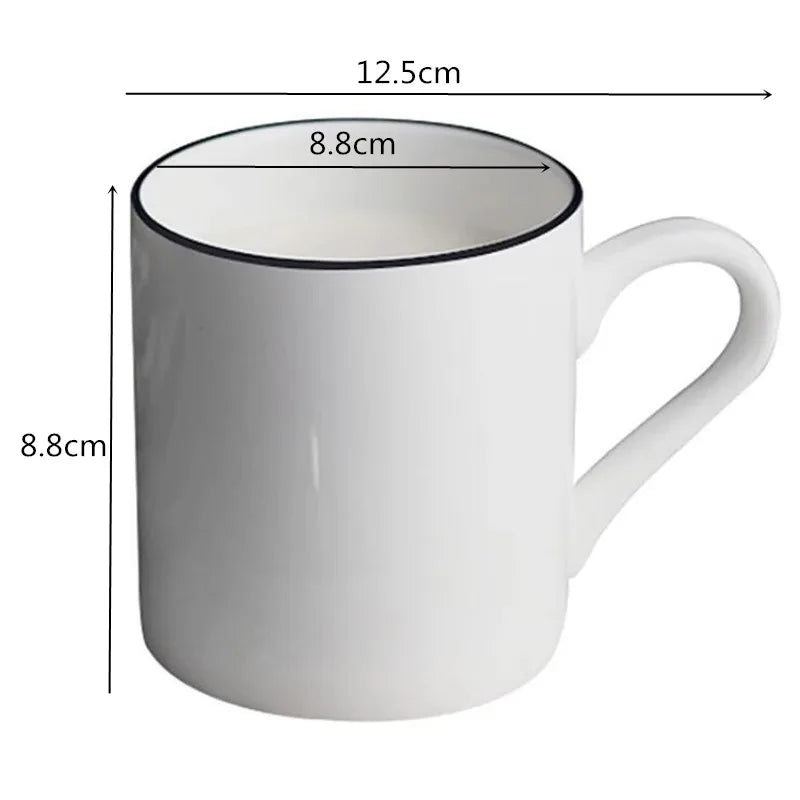 Black-Rim Ceramic Tableware