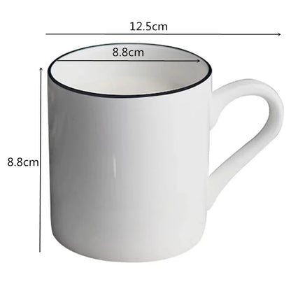 Black-Rim Ceramic Tableware
