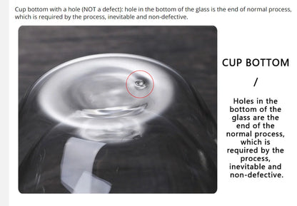 Double-Wall Borosilicate Glass Cups