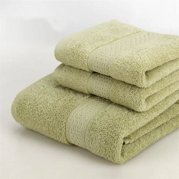 Combed Cotton Towel Set - 17 Colors