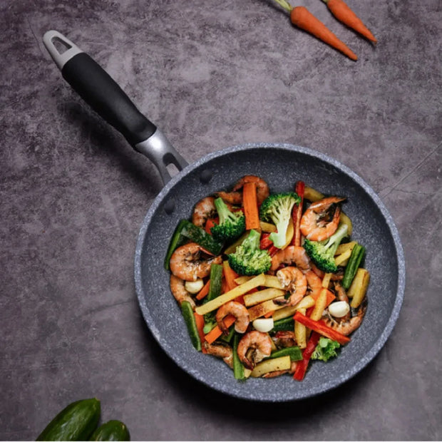 Non-Stick Maifan Stone Design Frying Pan