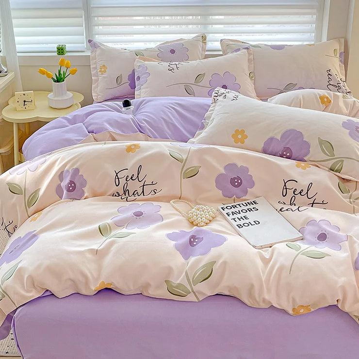4 Pieces Bedding Set
