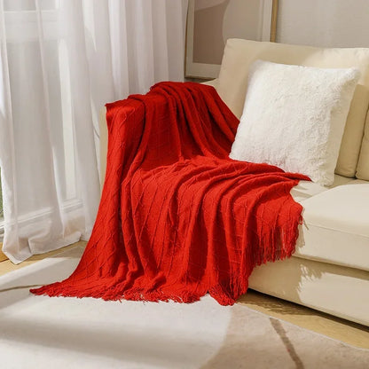 Luxe Knit Throw Blanket