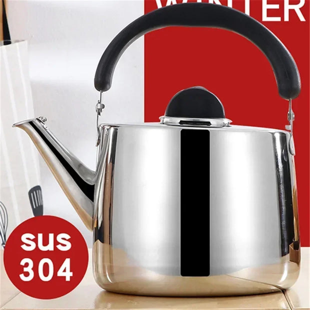 Shiny 304 Stainless Steel Kettle