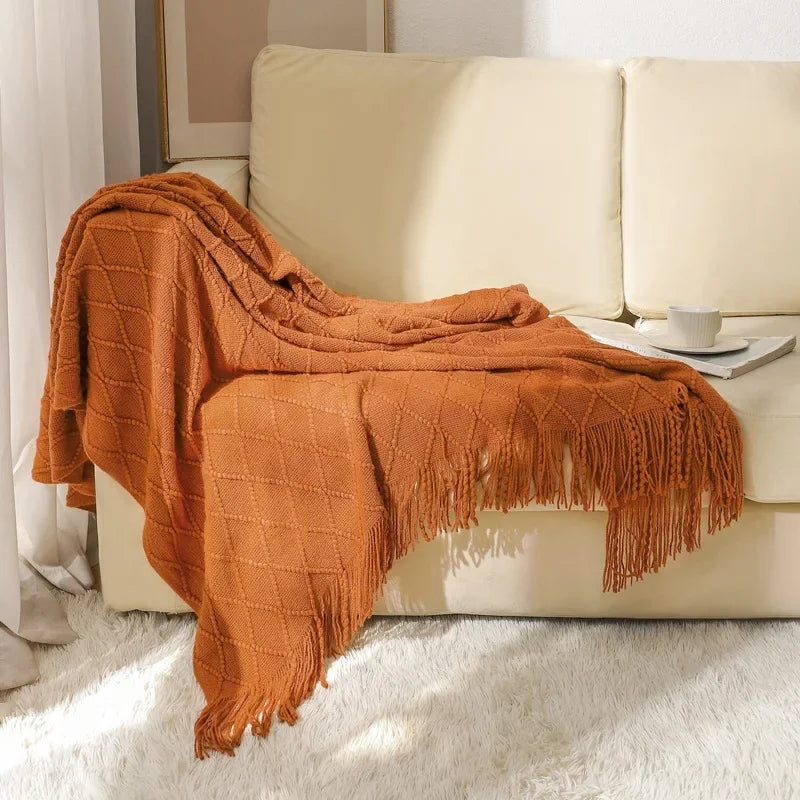 Luxe Knit Throw Blanket