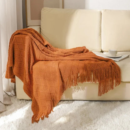Luxe Knit Throw Blanket