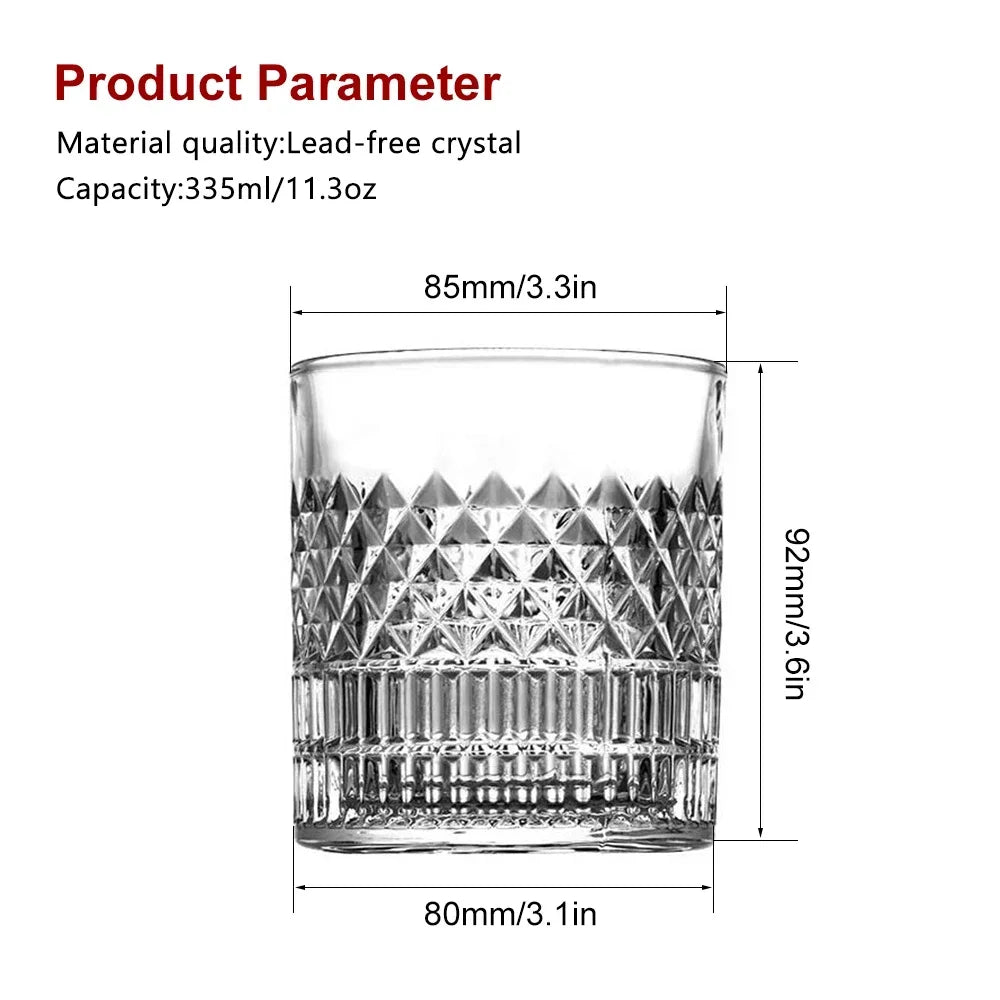 Premium Whiskey & Cocktail Drinking Glass