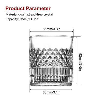 Premium Whiskey & Cocktail Drinking Glass