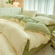 4 Pieces 2 Side Color Bedding Set