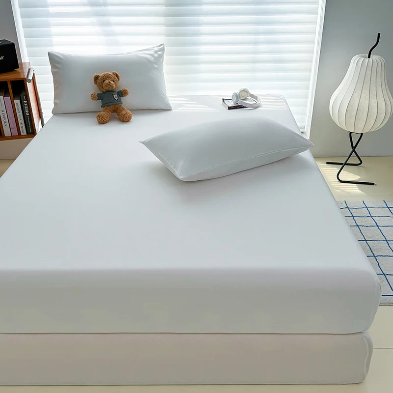 Washed Polyester Fitted Sheet
