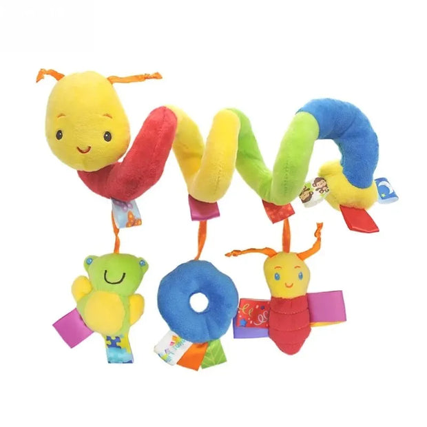 Musical rattle ornament for stroller or crib