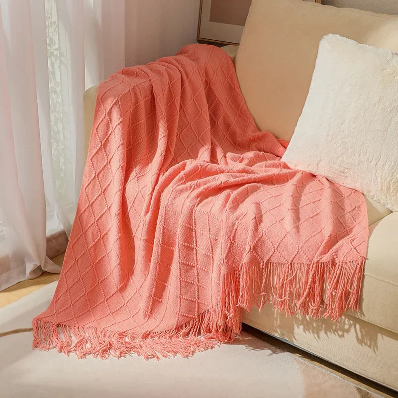 Luxe Knit Throw Blanket