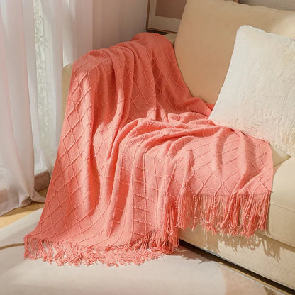 Luxe Knit Throw Blanket