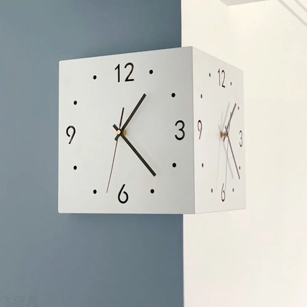 Creative Square Wall Clock with Light Sensor