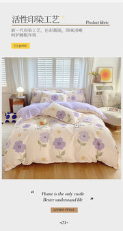 4 Pieces Bedding Set