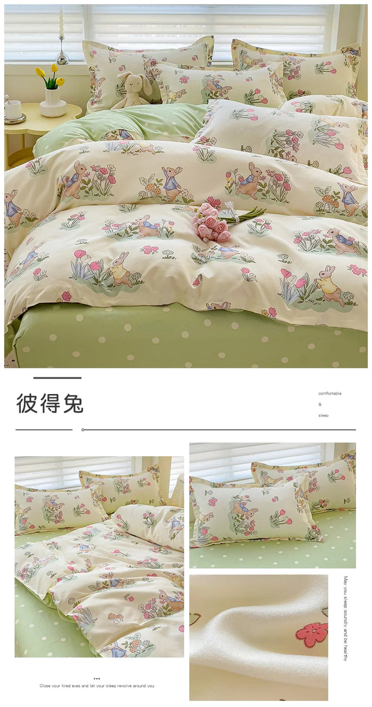 4 Pieces Bedding Set