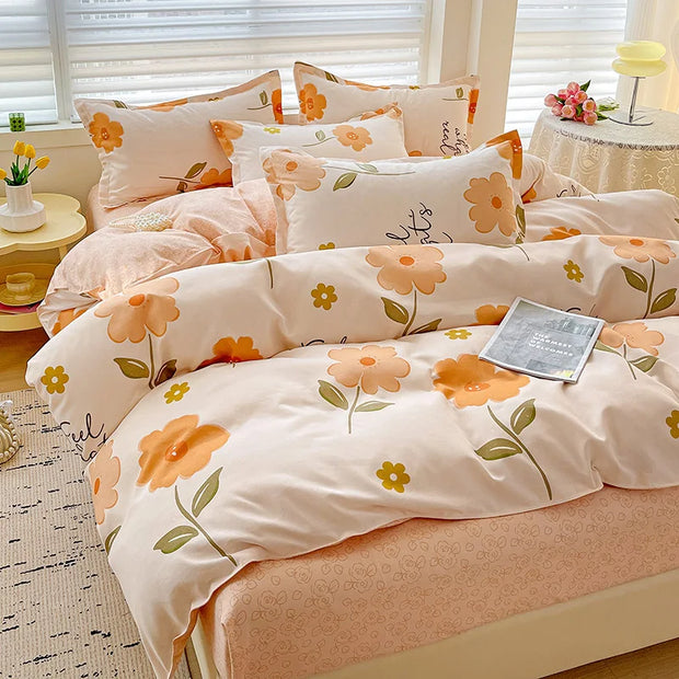 4 Pieces Bedding Set