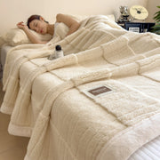 Double-sided Velvet Blanket and Pillowcase Set | Super Soft, Warm and Comfortable.