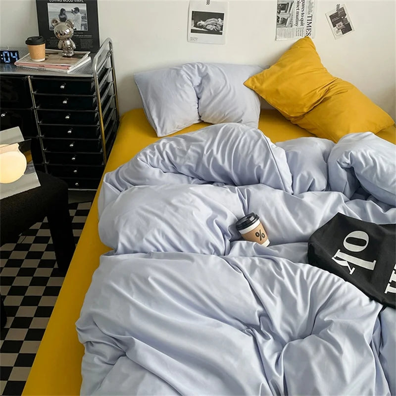100% Washed Cotton Bedding Set