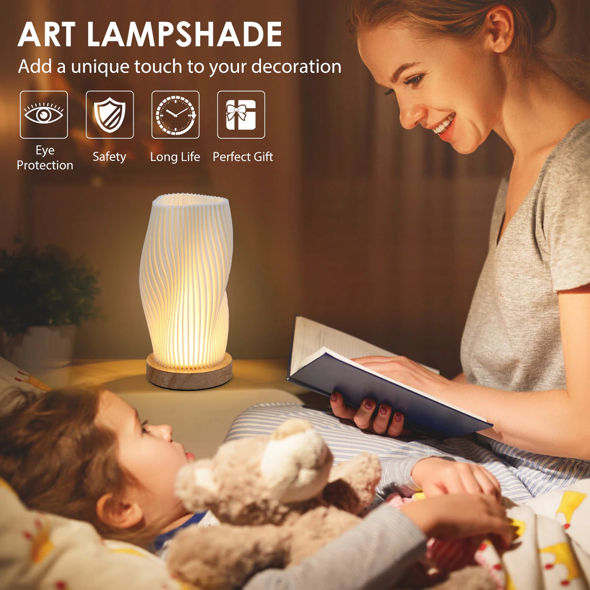 Warm Glow LED Table Lamp