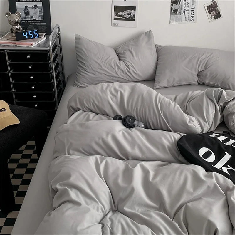 100% Washed Cotton Bedding Set