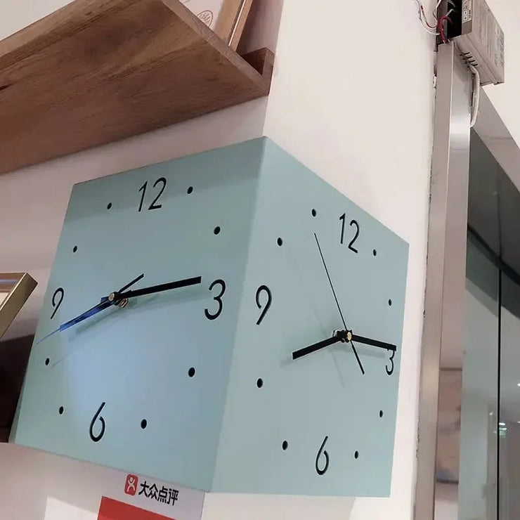 Creative Square Wall Clock with Light Sensor