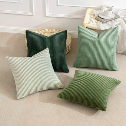 Set of 4 Textured Boho Pillow Covers
