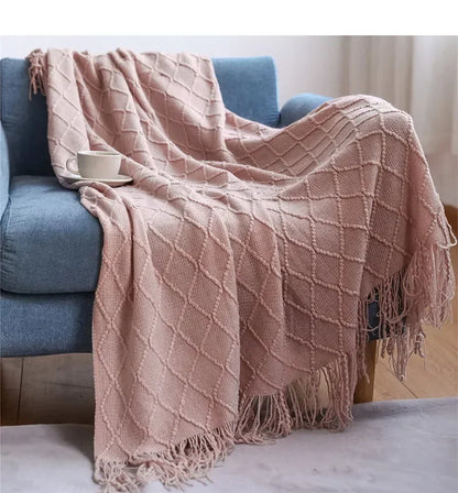 Luxe Knit Throw Blanket
