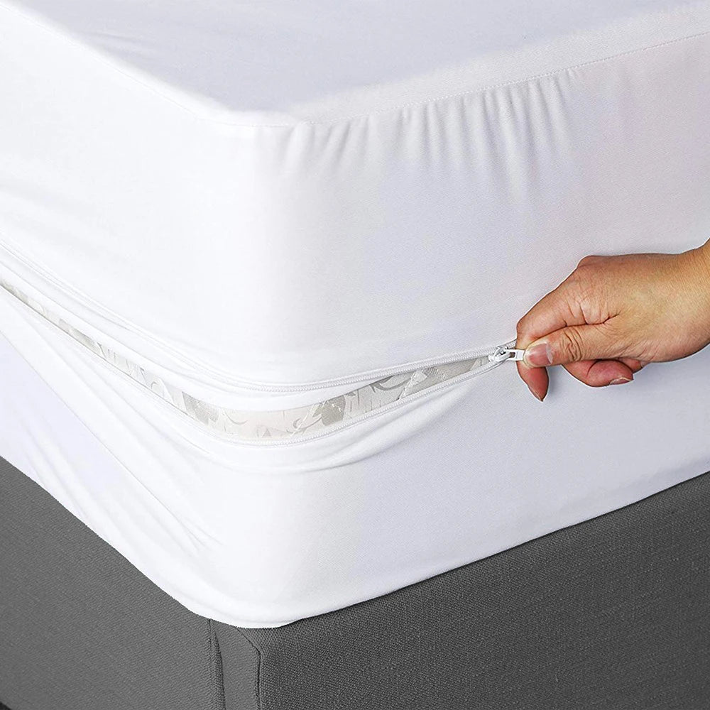 6-Sided Waterproof Zippered Mattress Protector