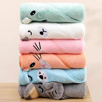 Soft Hooded Baby Bath Towel