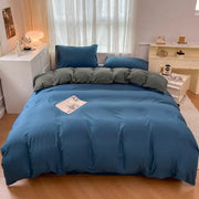 4 Pieces 2 Side Color Bedding Set