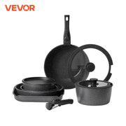 VEVOR 17-Piece Induction Nonstick Cookware Set