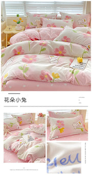 4 Pieces Bedding Set