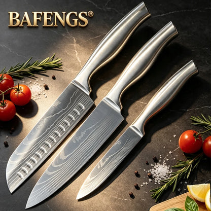 Stainless Steel Kitchen Knives & Sets