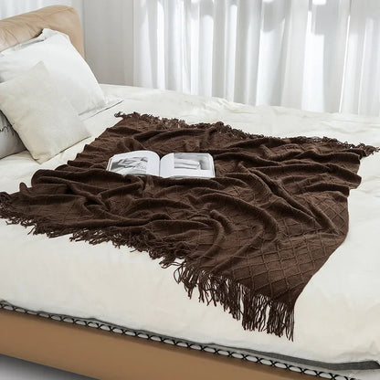 Luxe Knit Throw Blanket