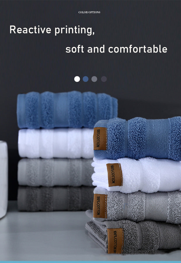 Pure Cotton Bath Towel Set